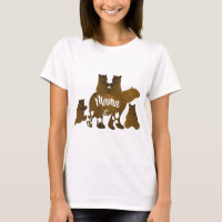 Mama-Bär mit 4 Cubs Mama 4 Kindergeschenk