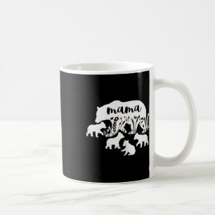 Mama-Bär mit 4 Cubs Mütter Tag Mama Schwangerschaf Kaffeetasse