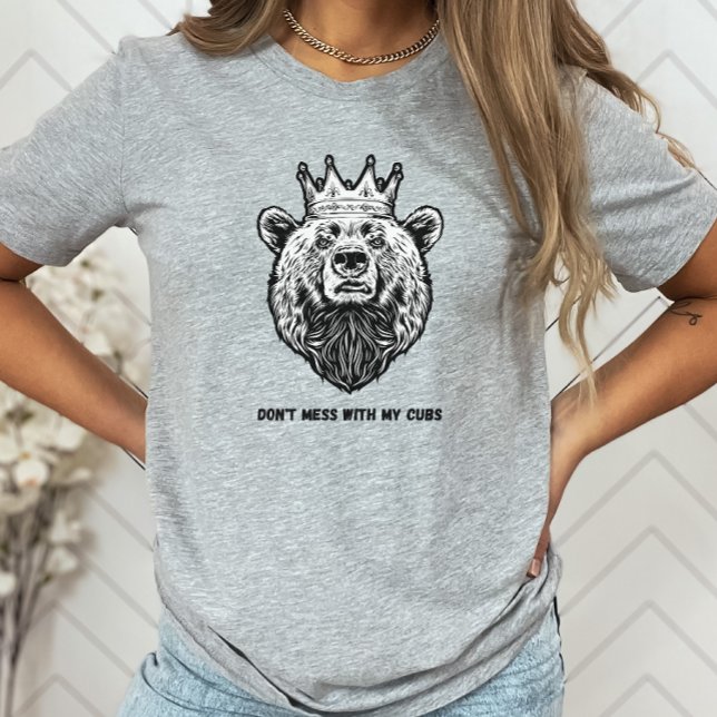 Mama Bär nicht mit meinen Jungs, Frauenbär, T - Sh T-Shirt (Von Creator hochgeladen)
