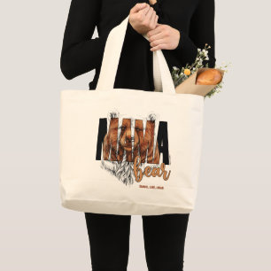 Mama Bär Personalisierte Namen - © GraphicLoveShop Jumbo Stoffbeutel