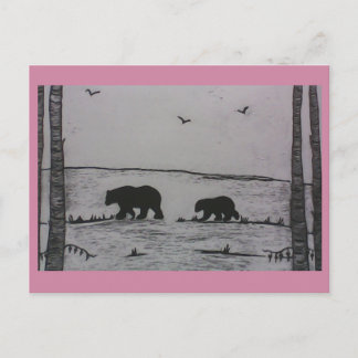 Mama Bär Postkarte