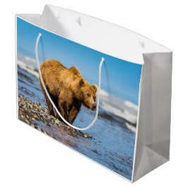 Mama Bären beobachtet ihre beiden Kinder Große Geschenktüte