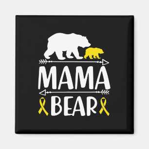 Mama Bären Krebs Bewusstsein Mama eines Krieges Magnet