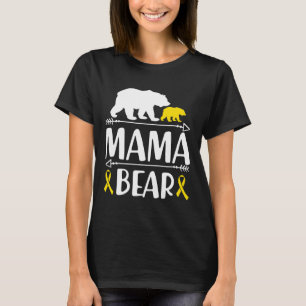 Mama Bären Krebs Bewusstsein Mama eines Krieges T-Shirt