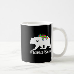 Mama Bären Unterstützung Autismus Aufklärung Monat Kaffeetasse