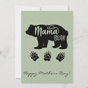 Mama Bärs Liebe Feiertagskarte