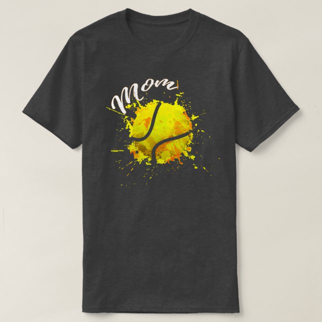 Mama Baseball farblich T-Shirt (Design vorne)