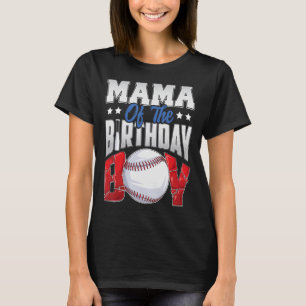 Mama Baseball Geburtstagsjunge Familie Baller b Ta T-Shirt