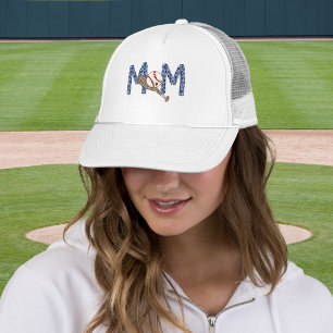 Mama Baseball / Herz Baseball Design / Spieltag Truckerkappe