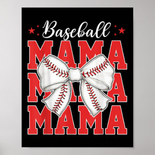 Mama Baseball Mama Coquett Poster