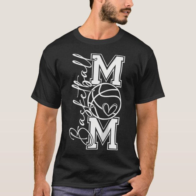 Mama Basketball Mama Basketball M T-Shirt (Vorderseite)