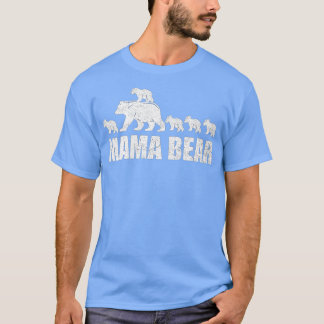 Mama Bear 5 Cubs Mama Bear Mama 5 Kid T-Shirt