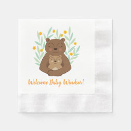 Mama Bear and Baby Custom Showroom Napkin Serviette