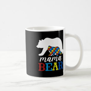 Mama Bear Autism Awareness Puzzle Mama Geschenk Kaffeetasse