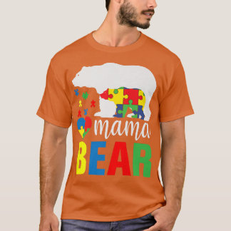 Mama Bear Autismus Awareness Premium T-Shirt