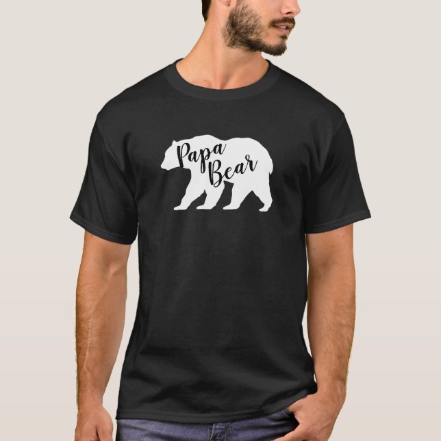 Mama Bear Baby Shower Woodland Lodge T-Shirt (Vorderseite)