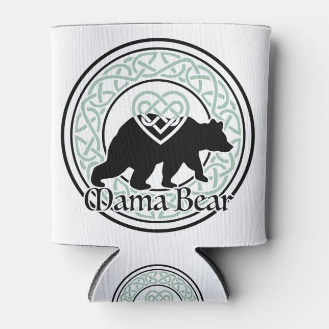 Mama Bear Celtic Circle of Love and Strength Dosenkühler (Vorderseite)