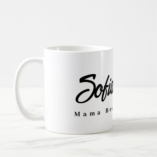 Mama Bear Custom Coffee Mug Kaffeetasse (Links)