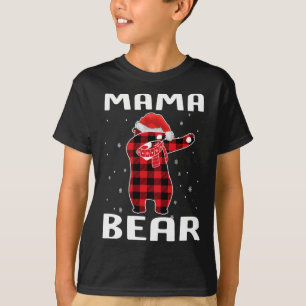 Mama Bear Dabbing Weihnachts Pajama mit Weihnachts T-Shirt