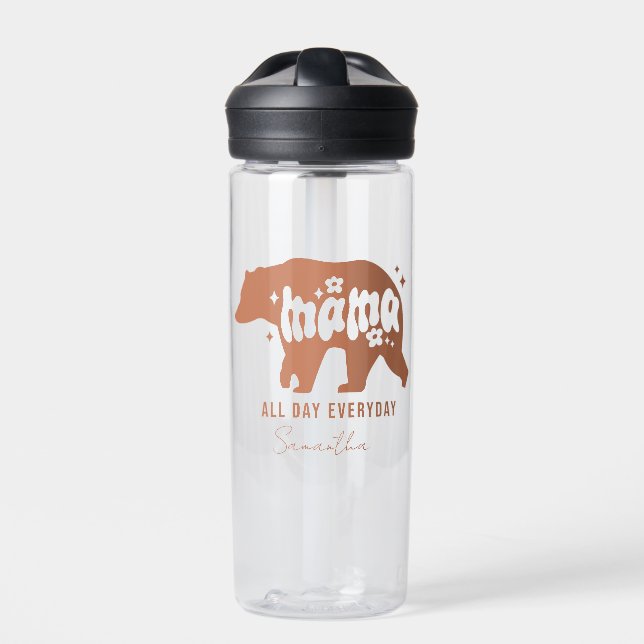Mama Bear - Den ganzen Tag über Trinkflasche (Vorderseite)