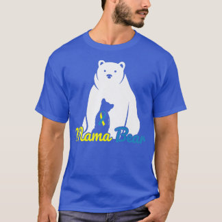 Mama Bear Down Syndrome Awareness T21 Premium T-Shirt