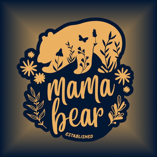 Mama Bear etabliert 2024 Boho T-Shirt (Von Creator hochgeladen)