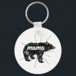 Mama Bear Geburtstagsmüttertagsgeschenk Schlüsselanhänger<br><div class="desc">Für die kuschelige und liebenswerte wilde und schützende Mum</div>