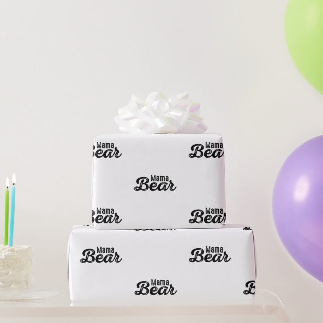 Mama Bear Geschenkpapier (Partygeschenke)