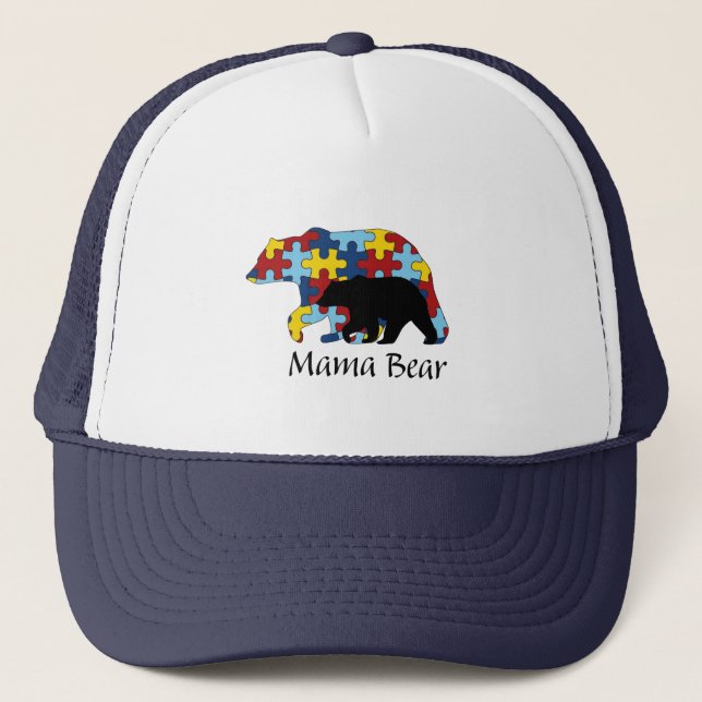 Mama Bear Hat Truckerkappe (Vorderseite)