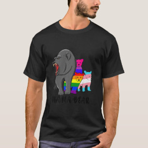 Mama Bear LGBT Gay Trans Pride Support LGBTQ Parad T-Shirt