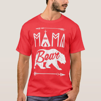 Mama Bear Lover Hunting Bear Mother Mother's Day T-Shirt