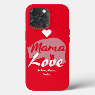 Mama Bear Mama Kid Namen Personalisiert anpassen Case-Mate iPhone Hülle