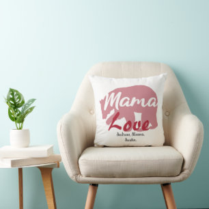 Mama Bear Mama Kid Namen Personalisiert anpassen Kissen