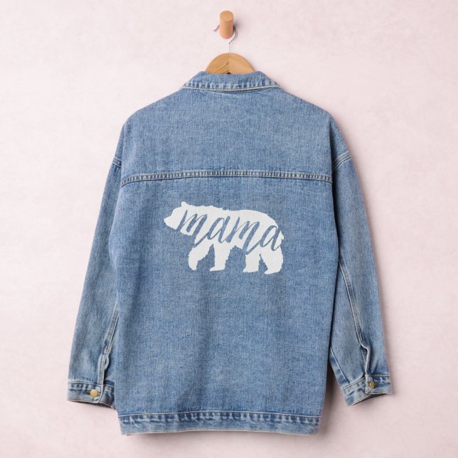 Mama Bear | Matching Family Jeansjacke (Hangar)