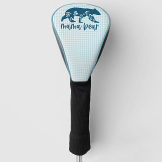 Mama Bear mit Blume Muttertag Golf Headcover