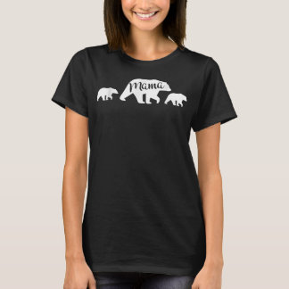 Mama Bear mit zwei Cubs - Mutter-Tag-Mama T-Shirt