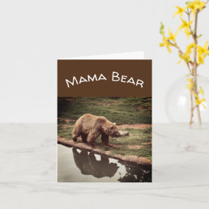 Mama Bear Mother's Day Greeting Card Karte