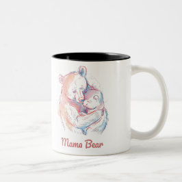 Mama Bear Mothers Day Zweifarbige Tasse