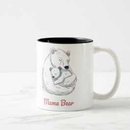 Mama Bear Mothers Day Zweifarbige Tasse