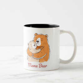 Mama Bear Mothers Day Zweifarbige Tasse