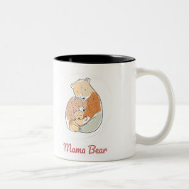 Mama Bear Mothers Day Zweifarbige Tasse
