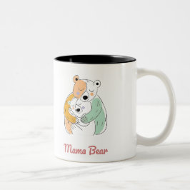 Mama Bear Mothers Day Zweifarbige Tasse