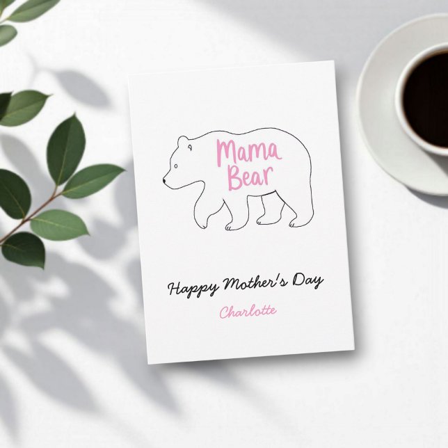 Mama Bear | Niedlicher und sonniger Muttertag Karte (Von Creator hochgeladen)