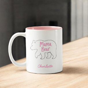 Mama Bear   Niedlicher und sonniger Muttertag Zweifarbige Tasse