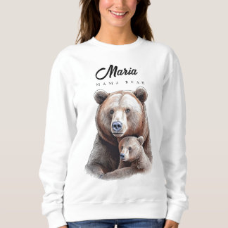 Mama Bear Personalized  Sweatshirt
