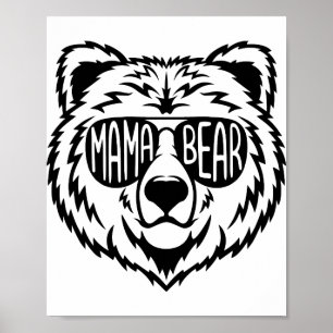 Mama Bear Png JPG Pdf Files, Mama Baby Bear Poster