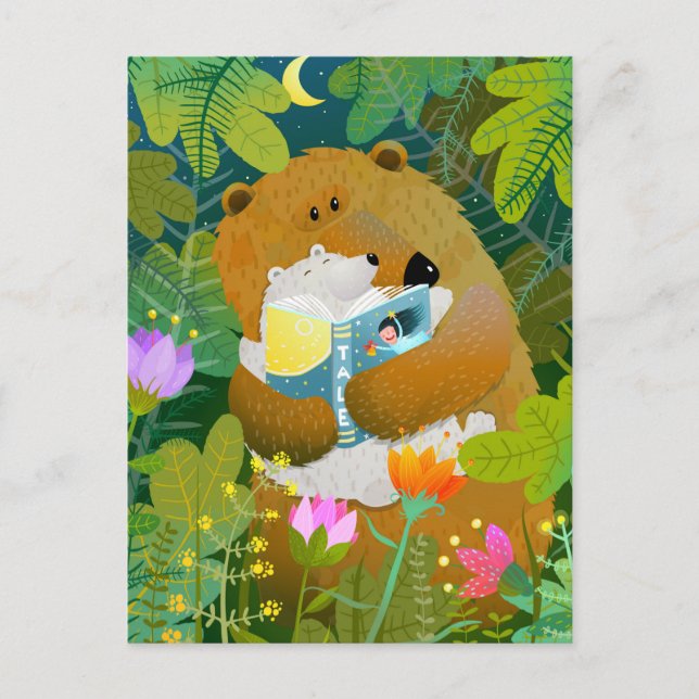 Mama Bear Postcard Postkarte (Vorderseite)