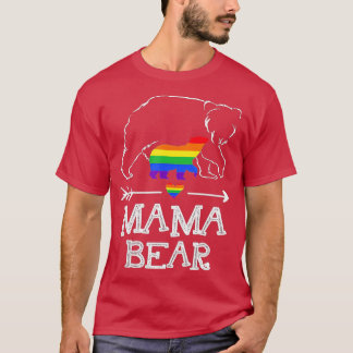 Mama Bear Proud Mama Regenbogenflagge LGBT Prix T-Shirt