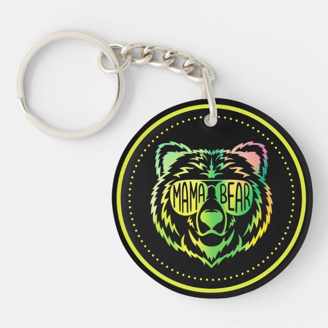 Mama Bear Schlüsselanhänger (Vorderseite)