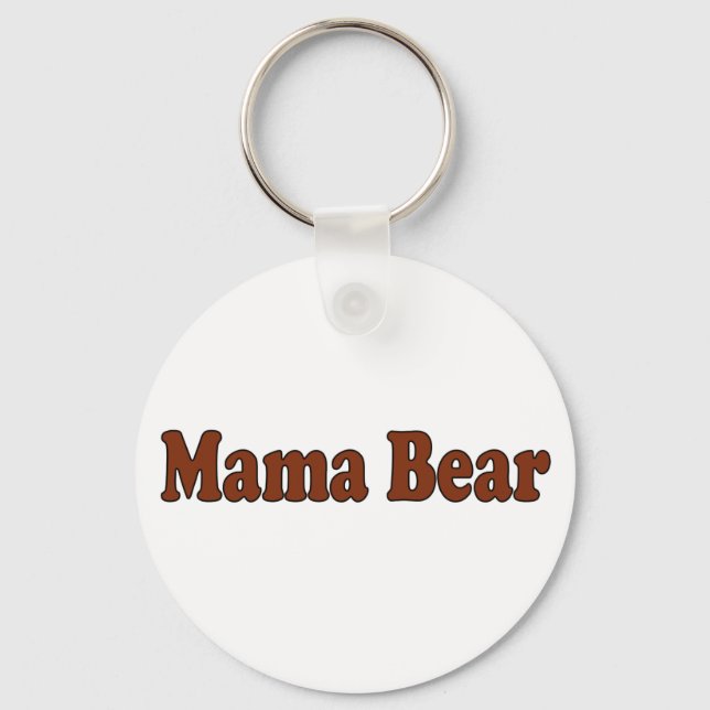 Mama Bear Schlüsselanhänger (Vorderseite)